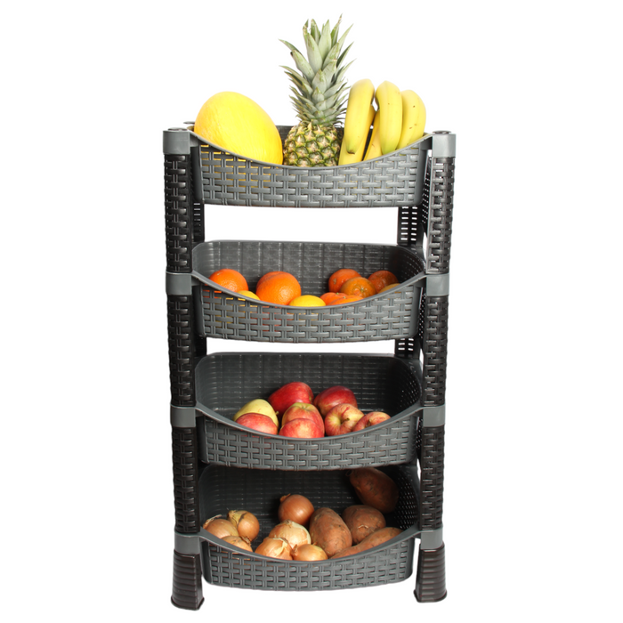 4 Tier Fruit Vegetable Storage Rack Stand.
