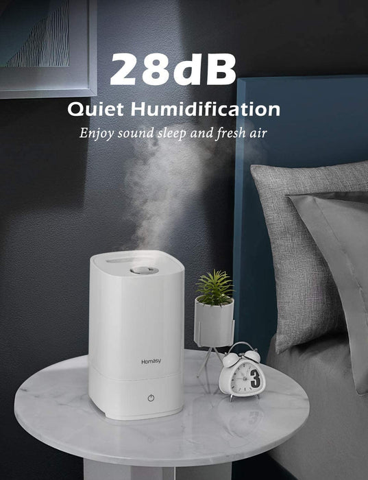 Ultrasonic Cool Mist Humidifier 4.5 L. Fresh Air Humidifiers. 28dB Quiet.