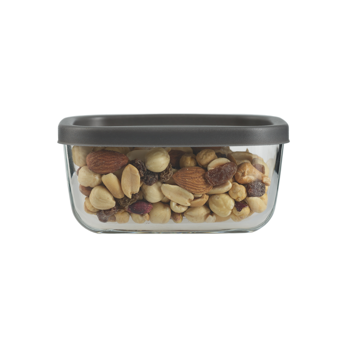 Glass Food Containers Set. 2 Sizes. (Set of 3) (1x 1170ml & 2x 405ml)