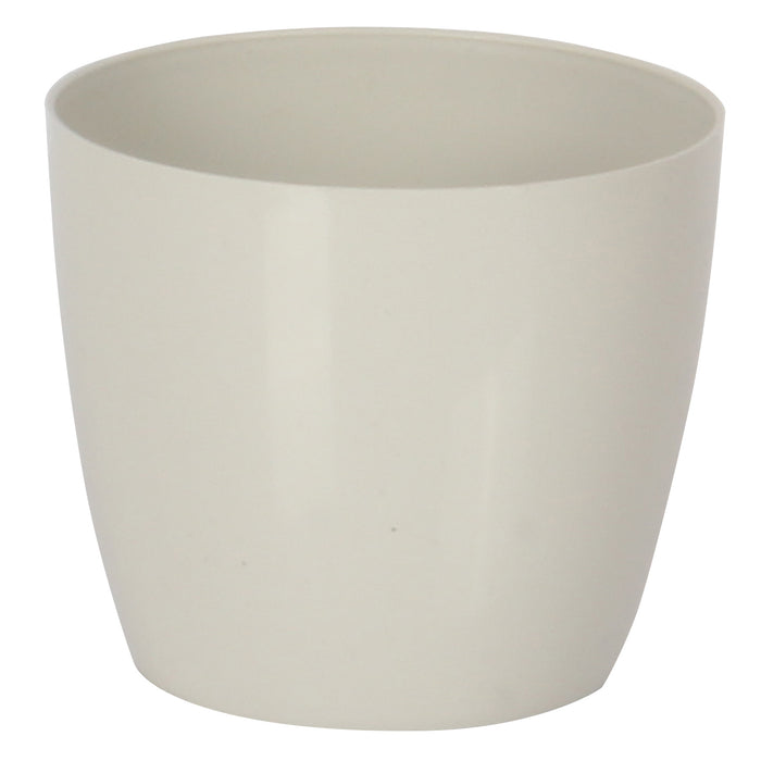 White Indoor Plant Pot with Watering Feature. Self-Watering Pot.
