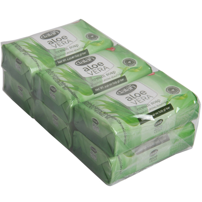Aloe Vera Soap Bar. Ultra Moisturizing Cream Soap. (6x125g)
