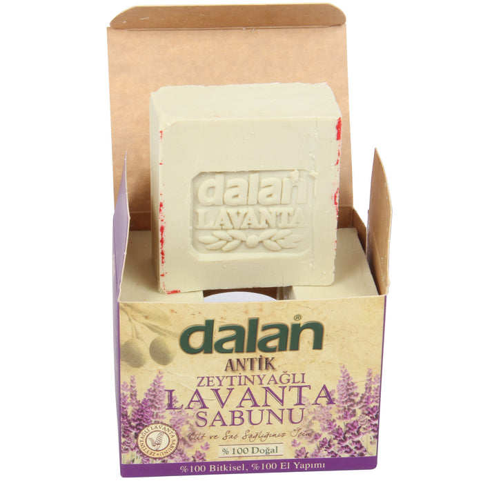 Natural Olive Oil with Lavender Soap Bar. 100% Pure & Handmade. (3x150g)
