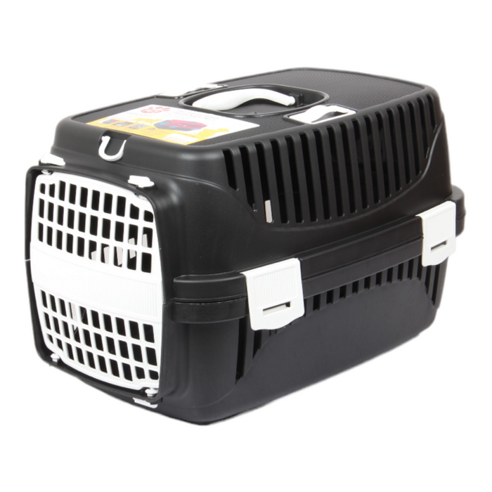 Small Pet Carrier. (Black & White)