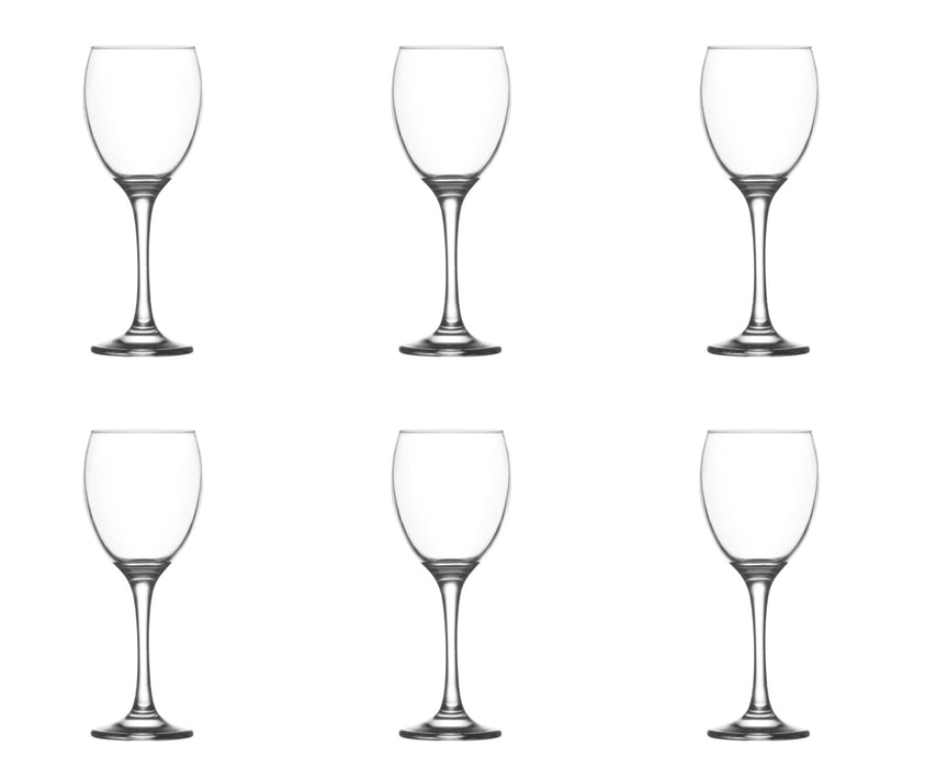 Elevate Your Wine Experience with our Long Stem White Wine Glasses - Set of 6