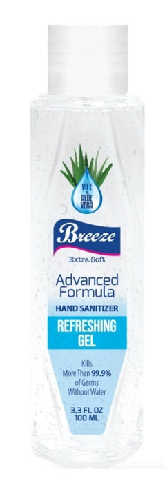 Hand Sanitiser Gel with Vitamin E & Aloe Vera - 100ml (Pack of 5)