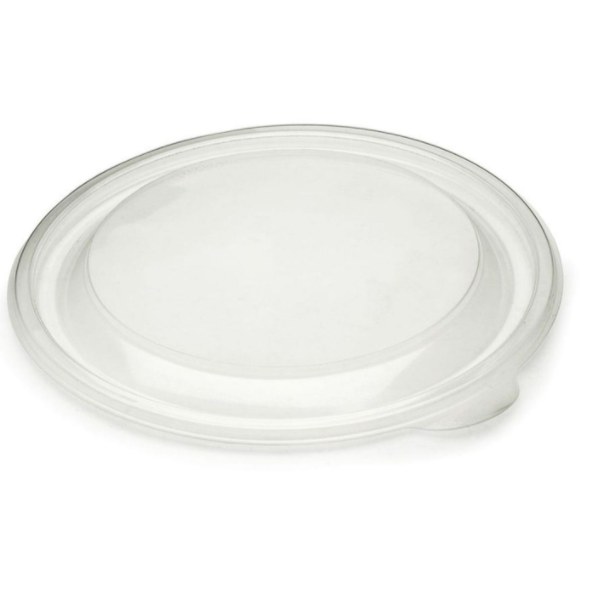 PET Flat Lid For 16 oz. Round Bowl. (Box of 500)