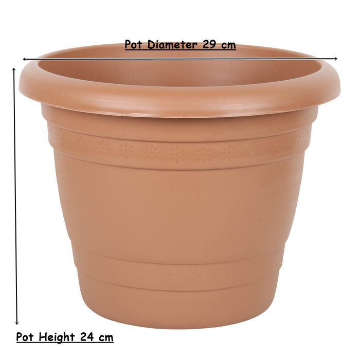 Strong Plastic Round Flower Plant Pot