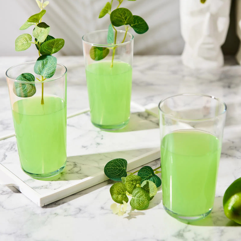 Glasshop 6pcs Highball Glasses Set. 490ml Tall Drinking Glasses for Cocktails.