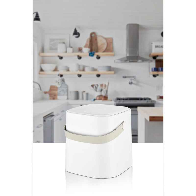 4 Liter Touch Top Dustbin. Removable Bucket. Soft Handle.