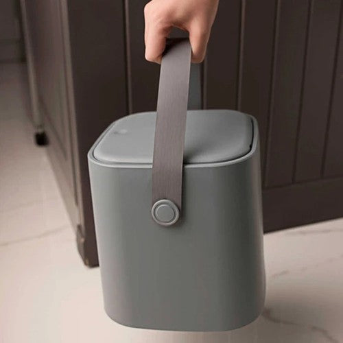 4 Liter Touch Top Dustbin. Removable Bucket. Soft Handle.
