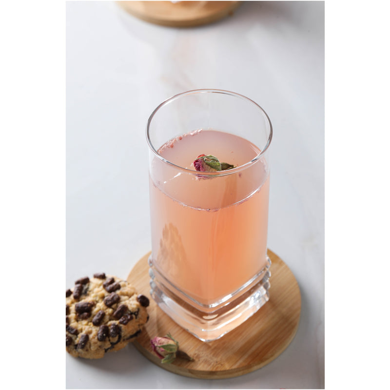 Highball Drinking Glasses. Water Cocktail Glass Set. (Pack of 6) (335 ml)