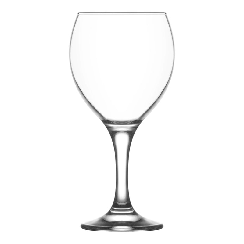 Glasshop 6pcs Classic Wine Glasses. 365ml Large & Clear Stemware for Wine Glass.