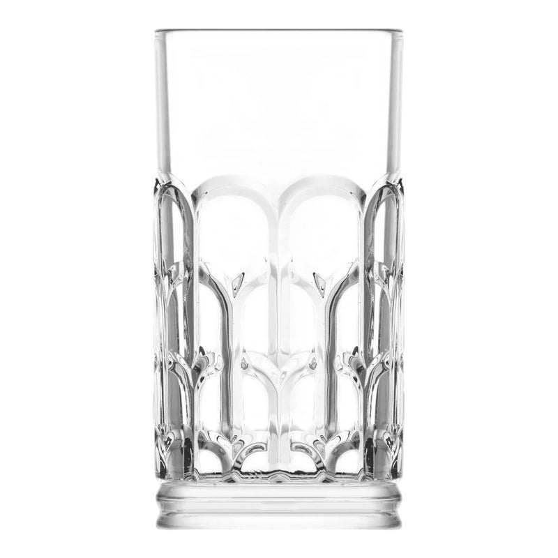 Glasshop 6-Pack Highball Glasses. 390ml Tall Cocktail Glass Set. Dishwasher Safe.