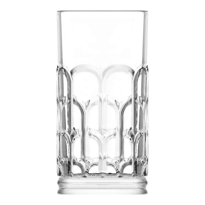 Glasshop 6-Pack Highball Glasses. 390ml Tall Cocktail Glass Set. Dishwasher Safe.