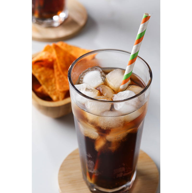 Large Highball Drinking Glass. Water Cocktail Glasses. (Pack of 6) (360 cc/ml).