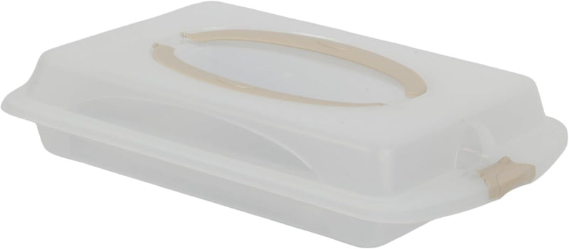 Jolie Max Rectangular Cake Carrier. Plastic Food Storage Box.