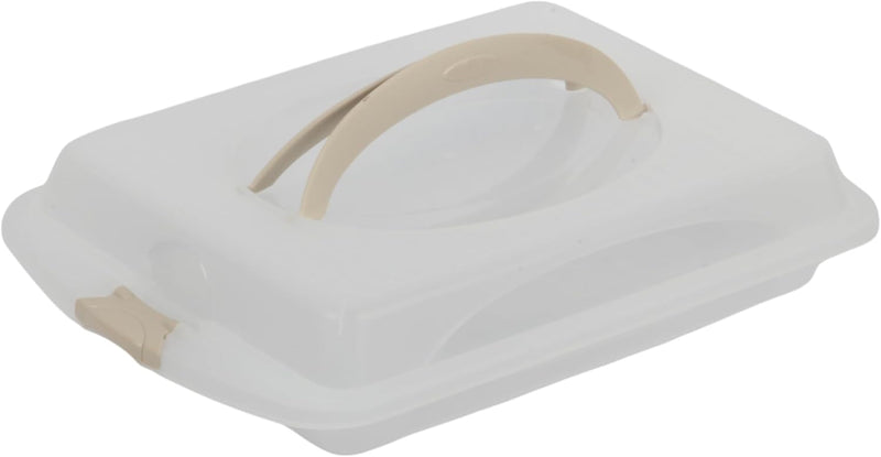 Jolie Max Rectangular Cake Carrier. Plastic Food Storage Box.