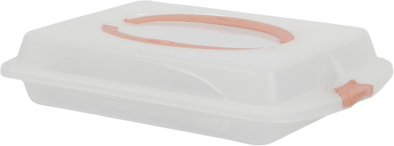 Jolie Max Rectangular Cake Carrier. Plastic Food Storage Box.