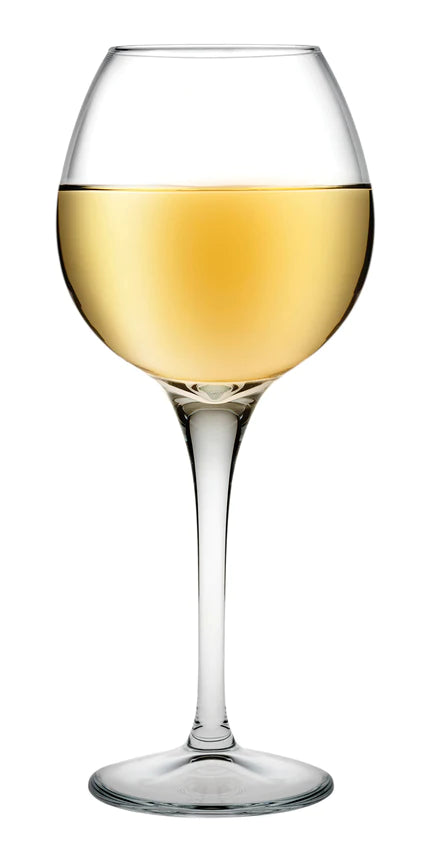 White Wine Glasses. Stemware Wine Goblets. (Pack of 6) (355 cc/ml).