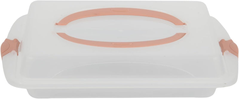 Jolie Max Rectangular Cake Carrier. Plastic Food Storage Box.