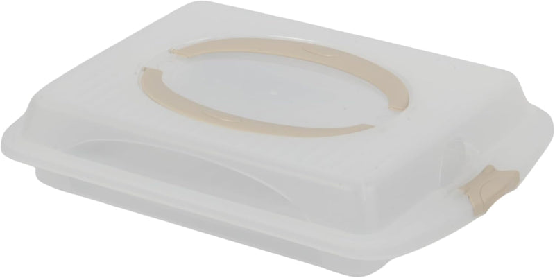 Jolie Max Rectangular Cake Carrier. Plastic Food Storage Box.