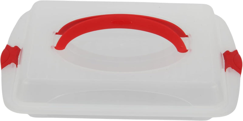 Jolie Max Rectangular Cake Carrier. Plastic Food Storage Box.