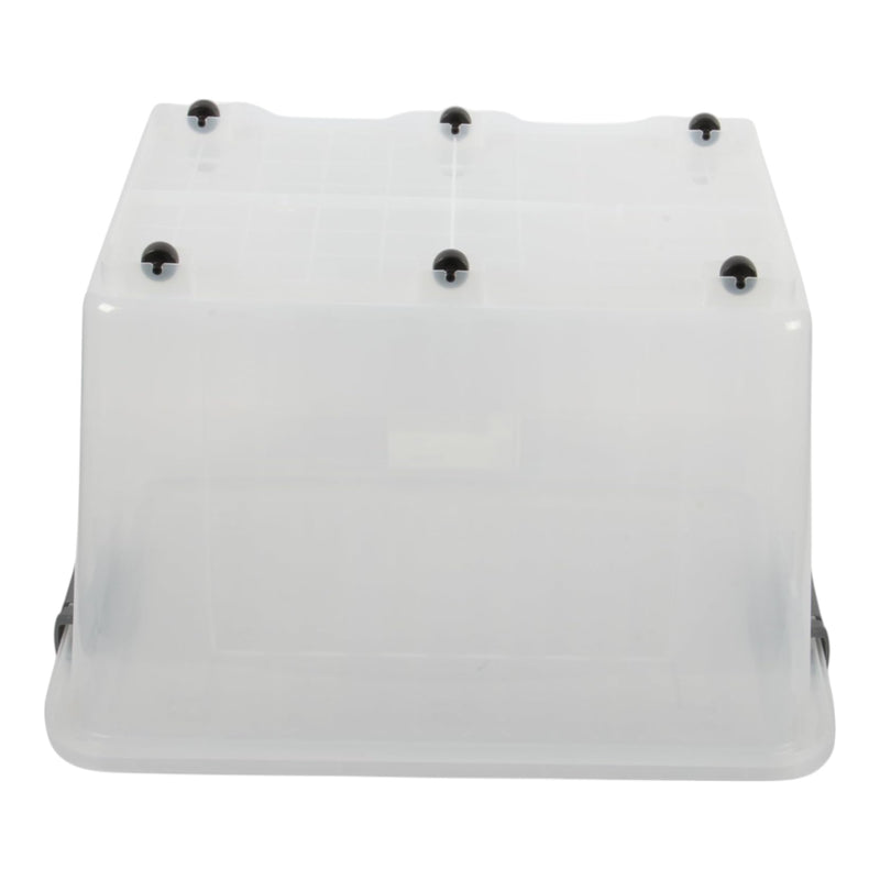 72L Storage Boxes with Wheels. Storage Containers. Stackable & Nestable Design.