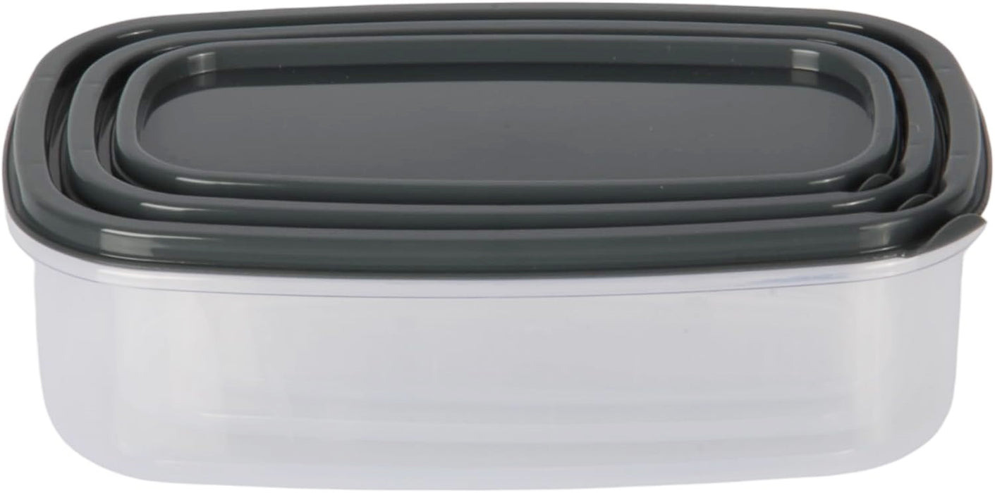 3pcs Small Food Storage Container Set. Mini Storage Pots with Lids. BPA Free.