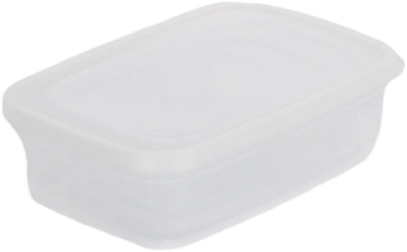 5-Size Clear Food Container Set. Kitchen Storage Boxes. Airtight Lids. BPA Free.