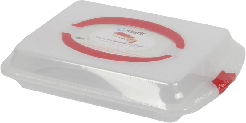 Jolie Max Rectangular Cake Carrier. Plastic Food Storage Box.