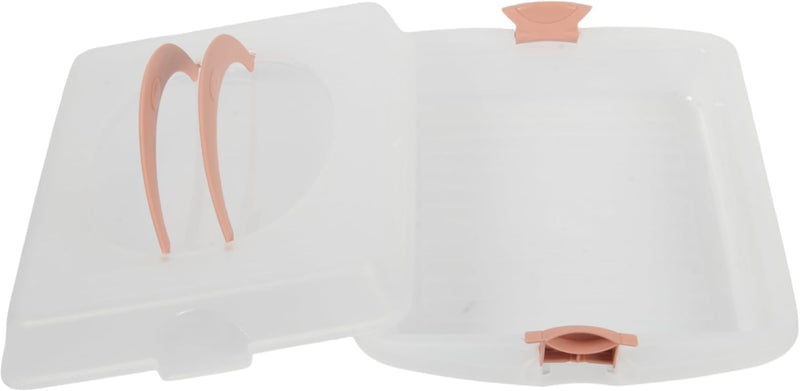 Jolie Max Rectangular Cake Carrier. Plastic Food Storage Box.
