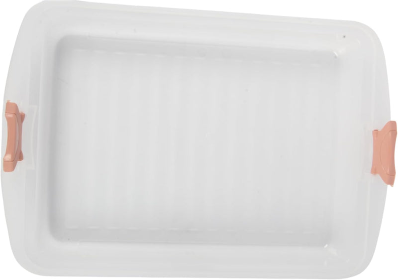 Jolie Max Rectangular Cake Carrier. Plastic Food Storage Box.