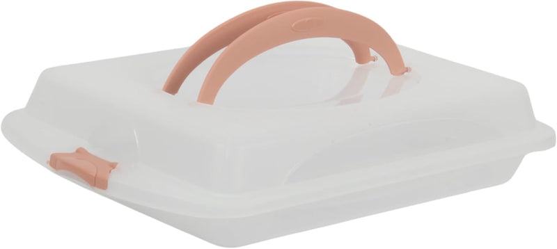 Jolie Max Rectangular Cake Carrier. Plastic Food Storage Box.