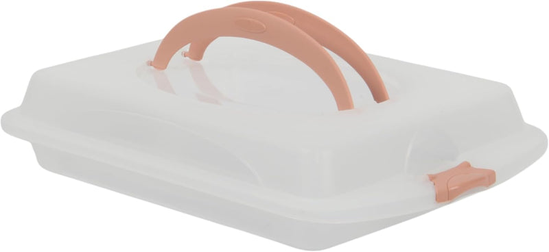 Jolie Max Rectangular Cake Carrier. Plastic Food Storage Box.