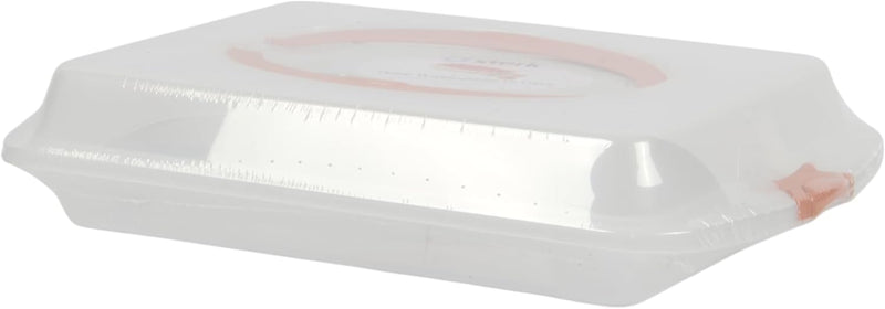 Jolie Max Rectangular Cake Carrier. Plastic Food Storage Box.