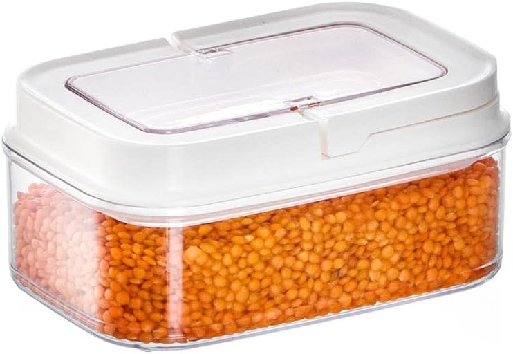 (Set of 4) Food Storage Containers Set. Airtgiht Lid. Rectangular Food Box.