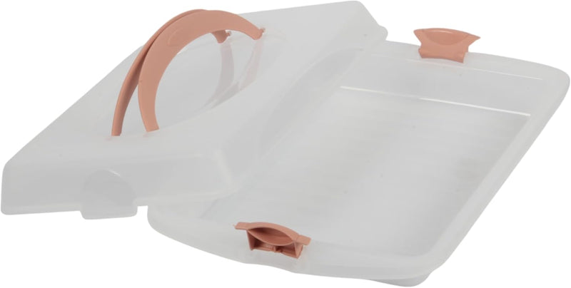 Jolie Max Rectangular Cake Carrier. Plastic Food Storage Box.