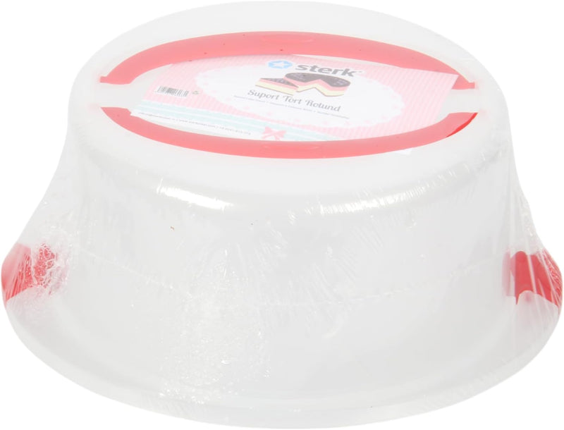 Jolie Max Round Cake Carrier. Plastic Food Storage Box.