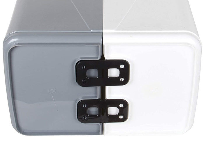 Dual Compartment Rubbish Waste Bin - 100L