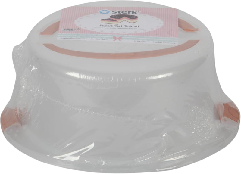 Jolie Max Round Cake Carrier. Plastic Food Storage Box.