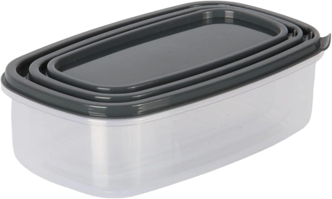 3pcs Small Food Storage Container Set. Mini Storage Pots with Lids. BPA Free.