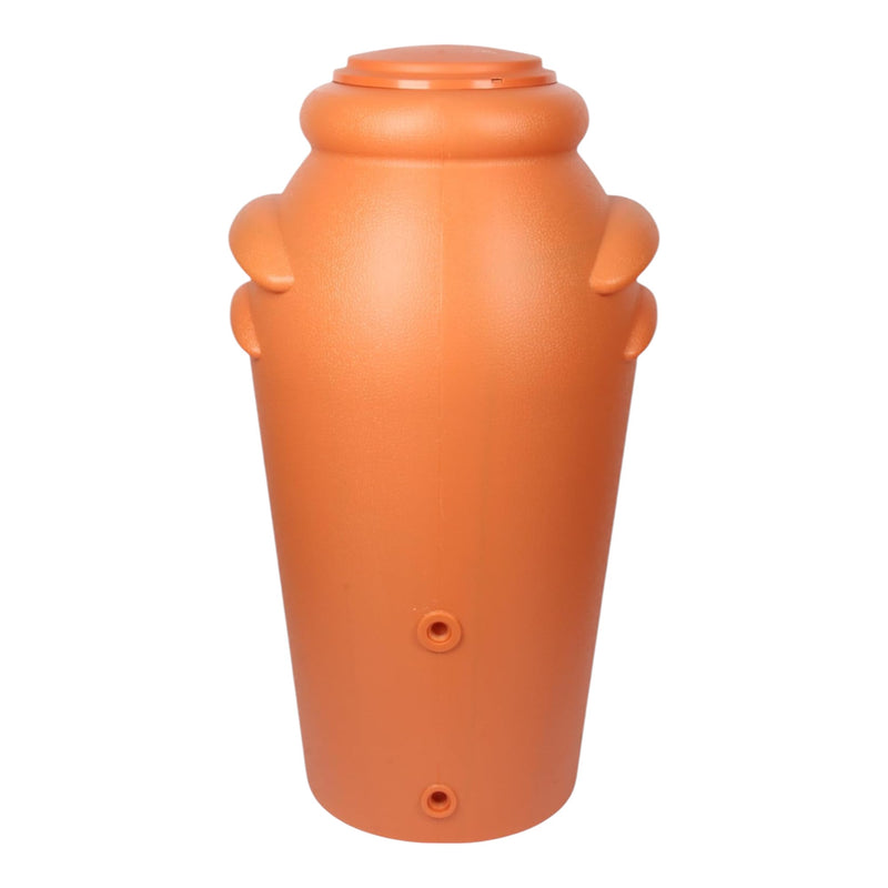Jolie Max 200L Decorative Rain Water Butt. Amphora Style Water Collector with Tap & Flower Pot. Durable Garden Water Tank – 60 x 50 x 110 cm