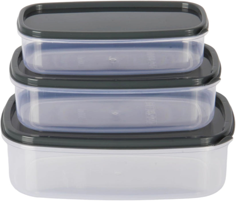 3pcs Small Food Storage Container Set. Mini Storage Pots with Lids. BPA Free.