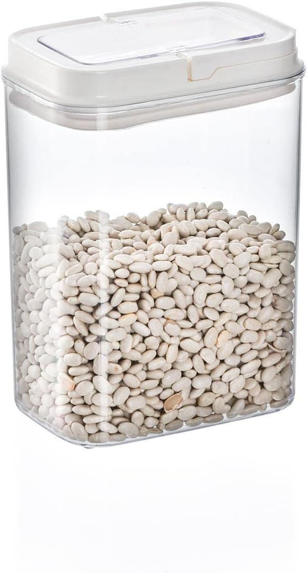 (Set of 4) Food Storage Containers Set. Airtgiht Lid. Rectangular Food Box.