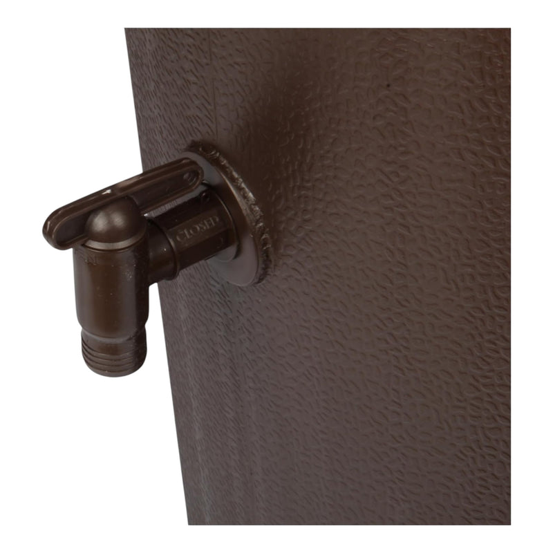 Jolie Max 200L Decorative Rain Water Butt. Amphora Style Water Collector with Tap & Flower Pot. Durable Garden Water Tank – 60 x 50 x 110 cm