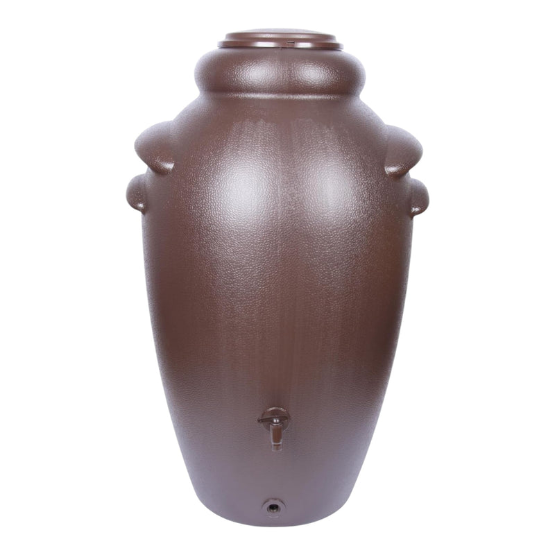 Jolie Max 350L Decorative Rain Water Butt. Amphora Style Water Collector with Tap & Flower Pot. Durable Garden Water Tank – 80 x 70 x 120 cm