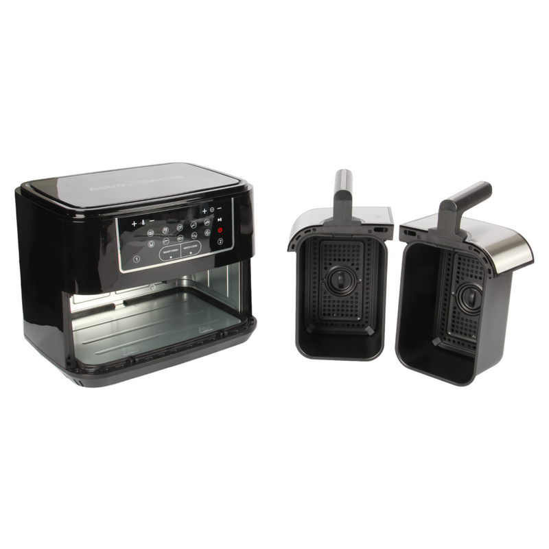 Astro Electra Large 9L Double Air Fryer. 2x4.5L Dual Drawers. Match Cooking Function. 10-in-1. 2600W.