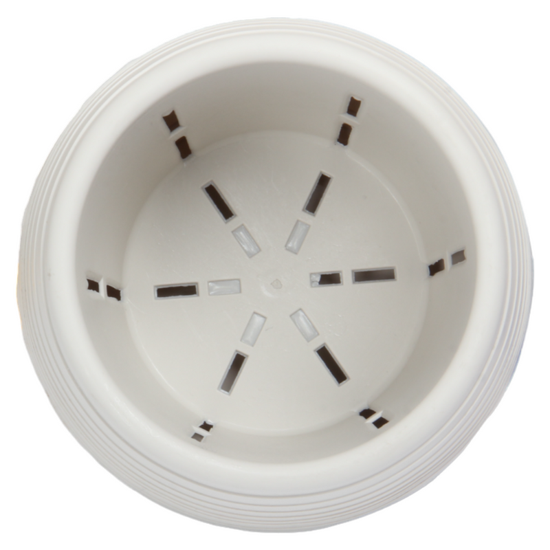 Mini Round Flower Pot. Succulent, Cactus Flower Planter. Desktop Pot. (White)