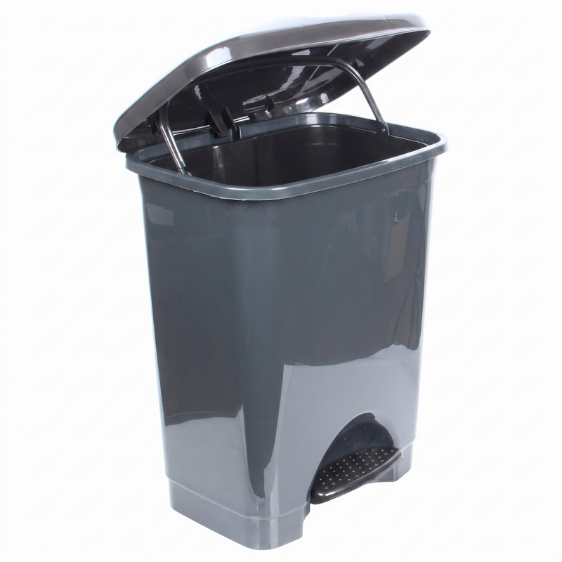 50L Plastic Kitchen Pedal Bin with INNER Bucket. Foot Recycling Dustbin. | Waste Bin — All In One London