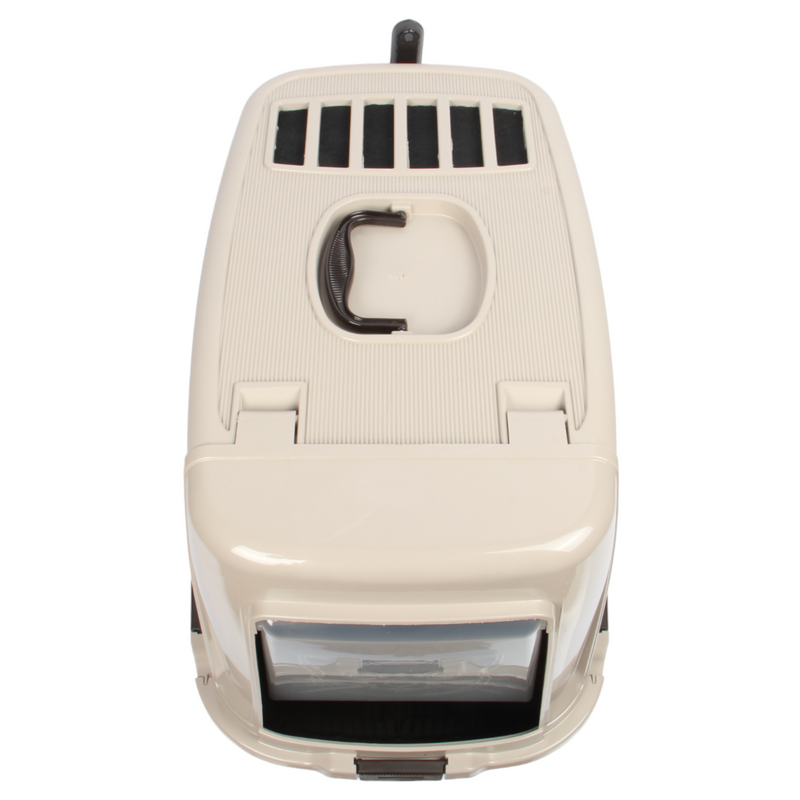 Pet Hooded Litter Tray Box with Scoop. Carbon Filter Litter Box.